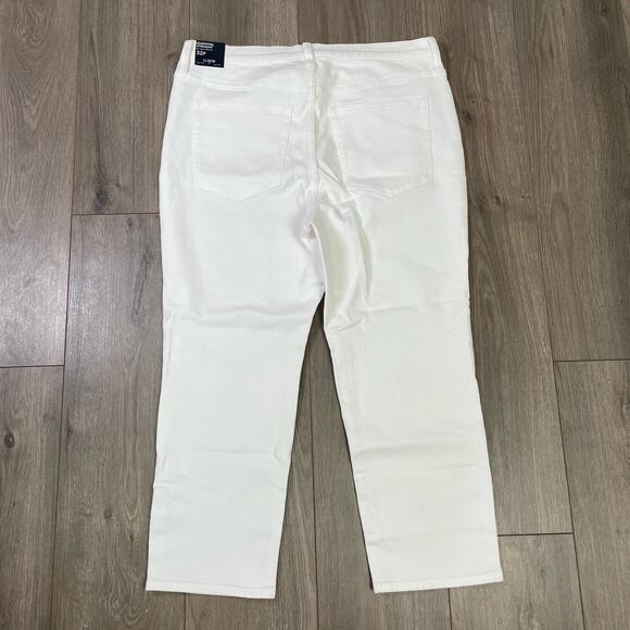 J Crew Essential Straight All Day Stretch Petite Jeans US Women's 32P New - Picture 3 of 7